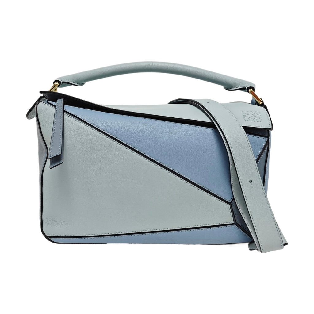Loewe Puzzle Blue Satchel