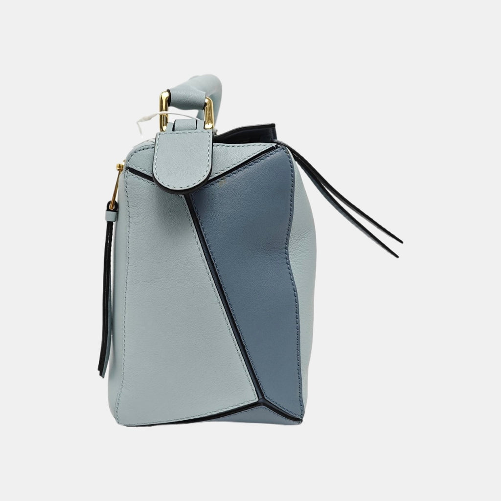 Loewe Puzzle Blue Satchel