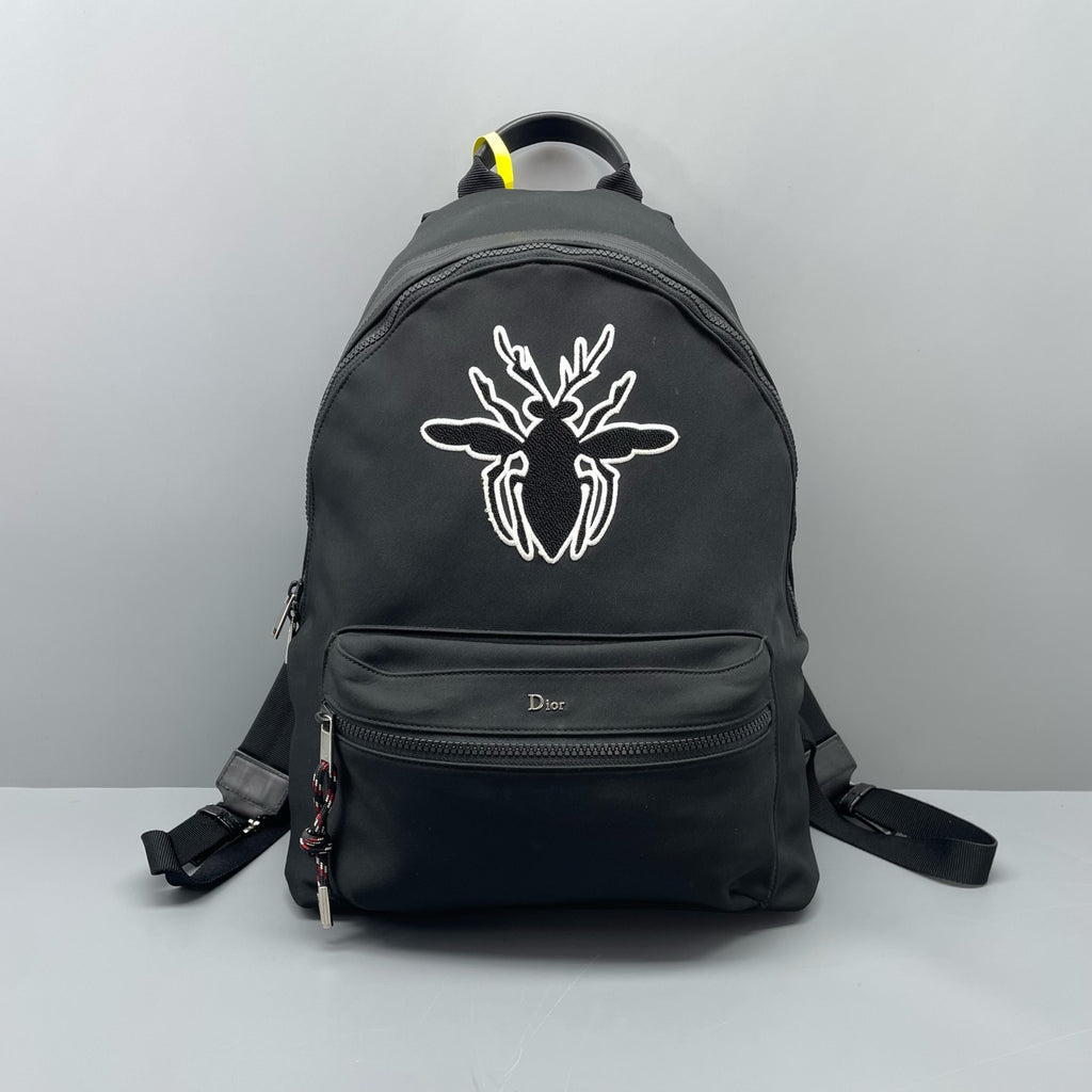 Dior Canvas Black Backpack