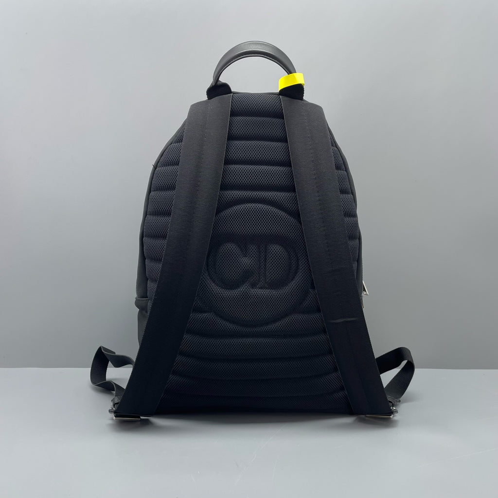 Dior Canvas Black Backpack