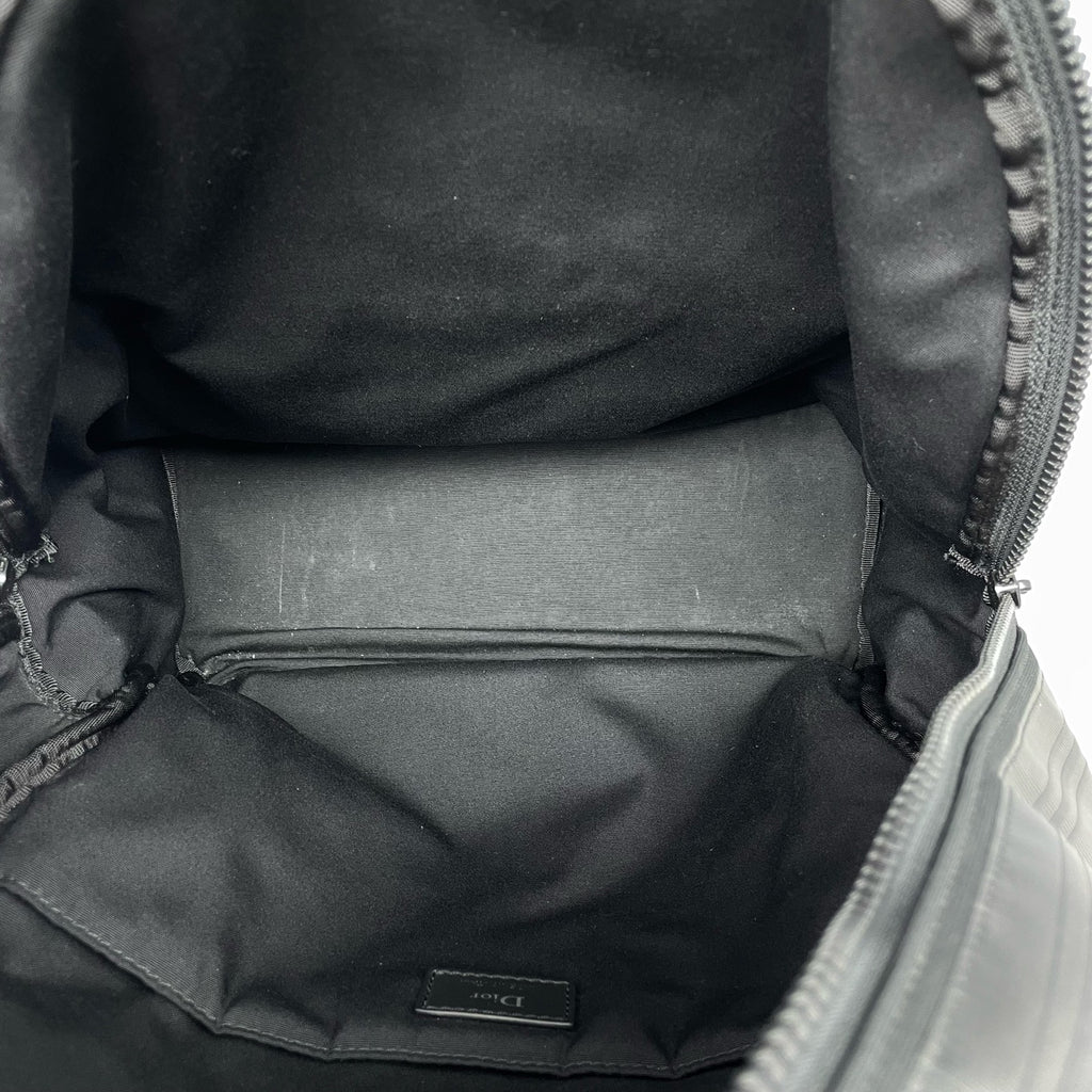 Dior Canvas Black Backpack