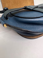 Loewe Navy Saddle Bag