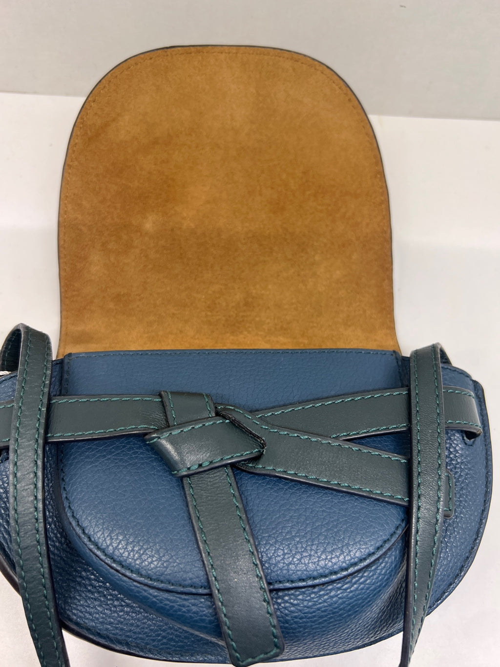 Loewe Navy Saddle Bag