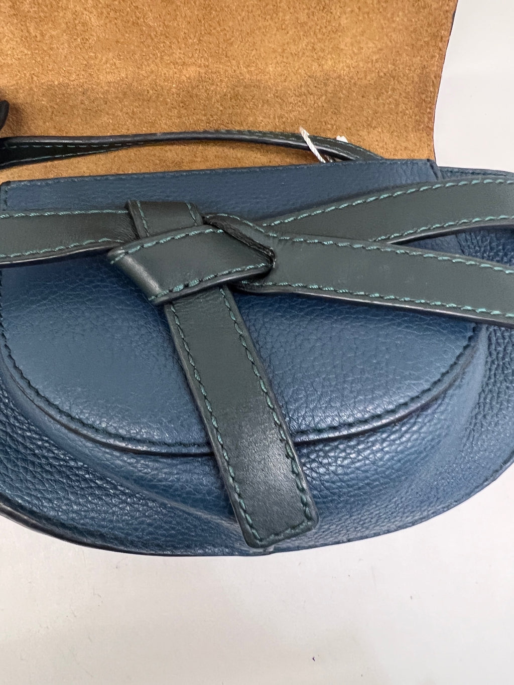 Loewe Navy Saddle Bag
