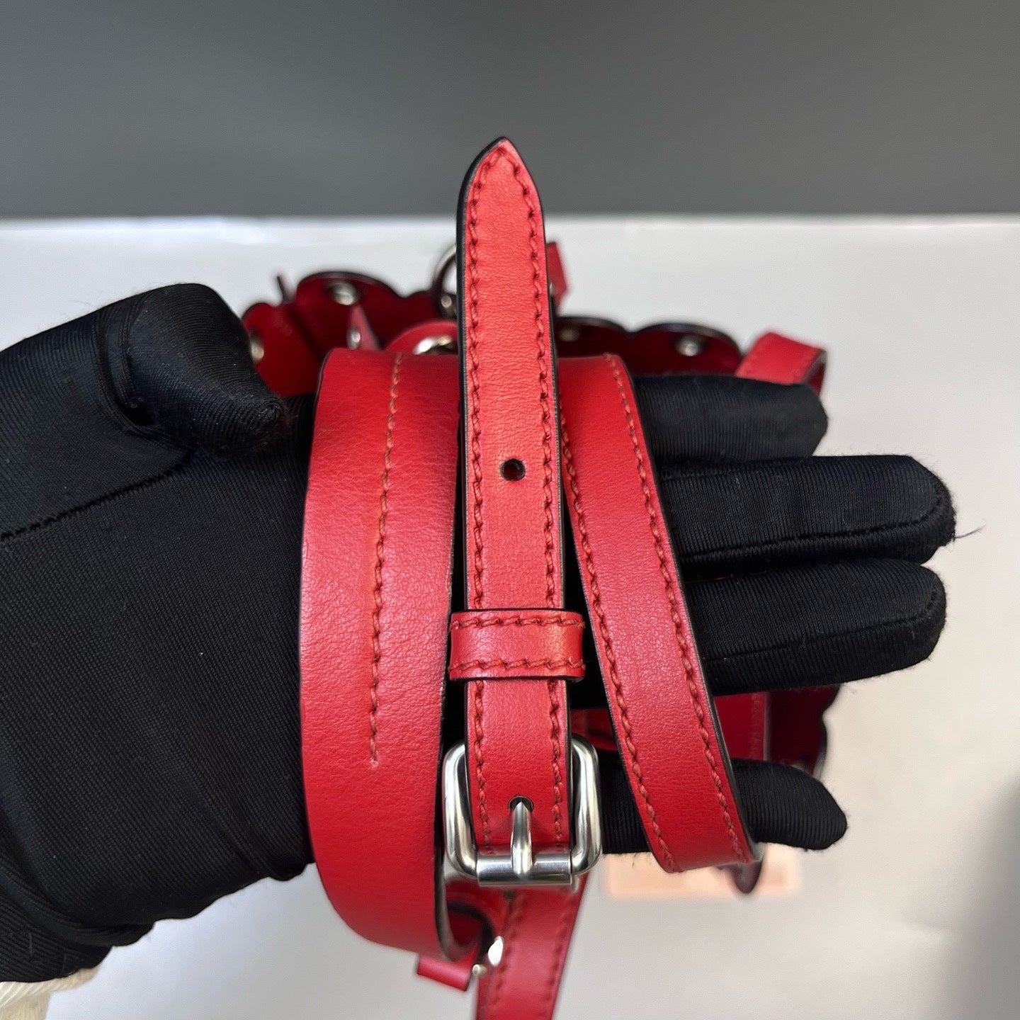 Miu Miu Red Bucket & Drawstring Bag