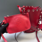 Miu Miu Red Bucket & Drawstring Bag