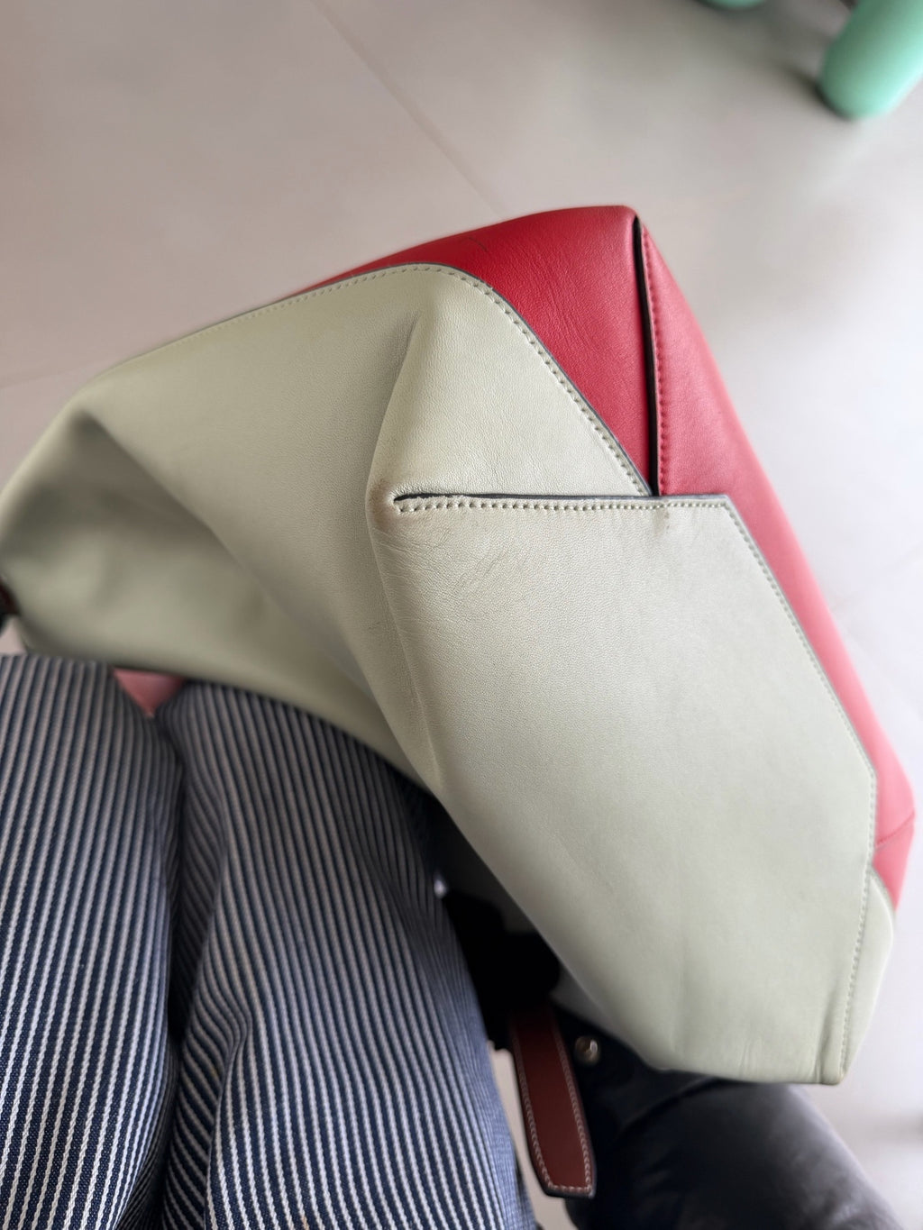 Celine Green Bucket & Drawstring Bag