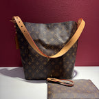 Louis Vuitton ALL IN Large Handbag Bucket & Drawstring Bag 31 x 18 x 26 M12926