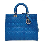 Dior Lady Dior Blue Shoulder Bag