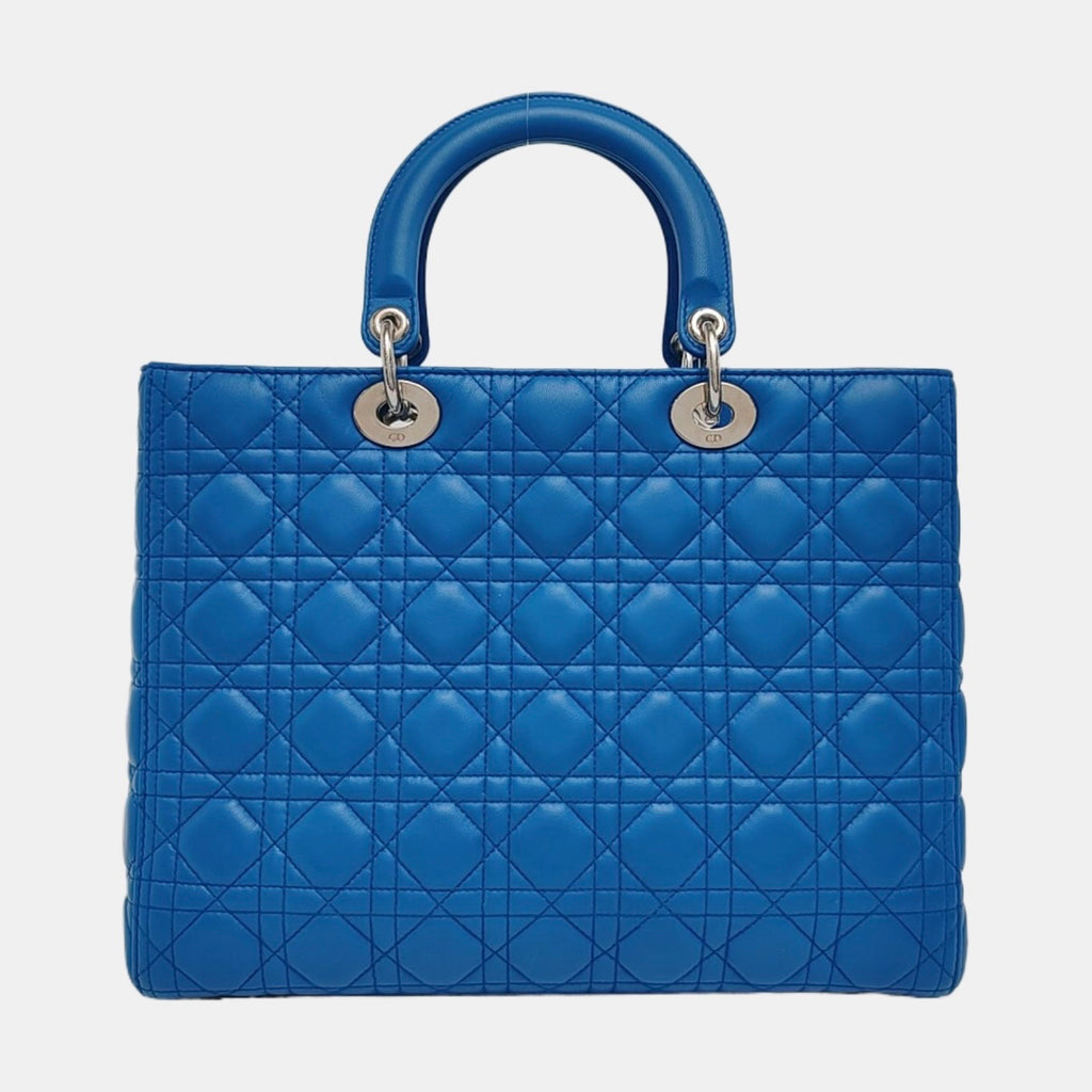 Dior Lady Dior Blue Shoulder Bag