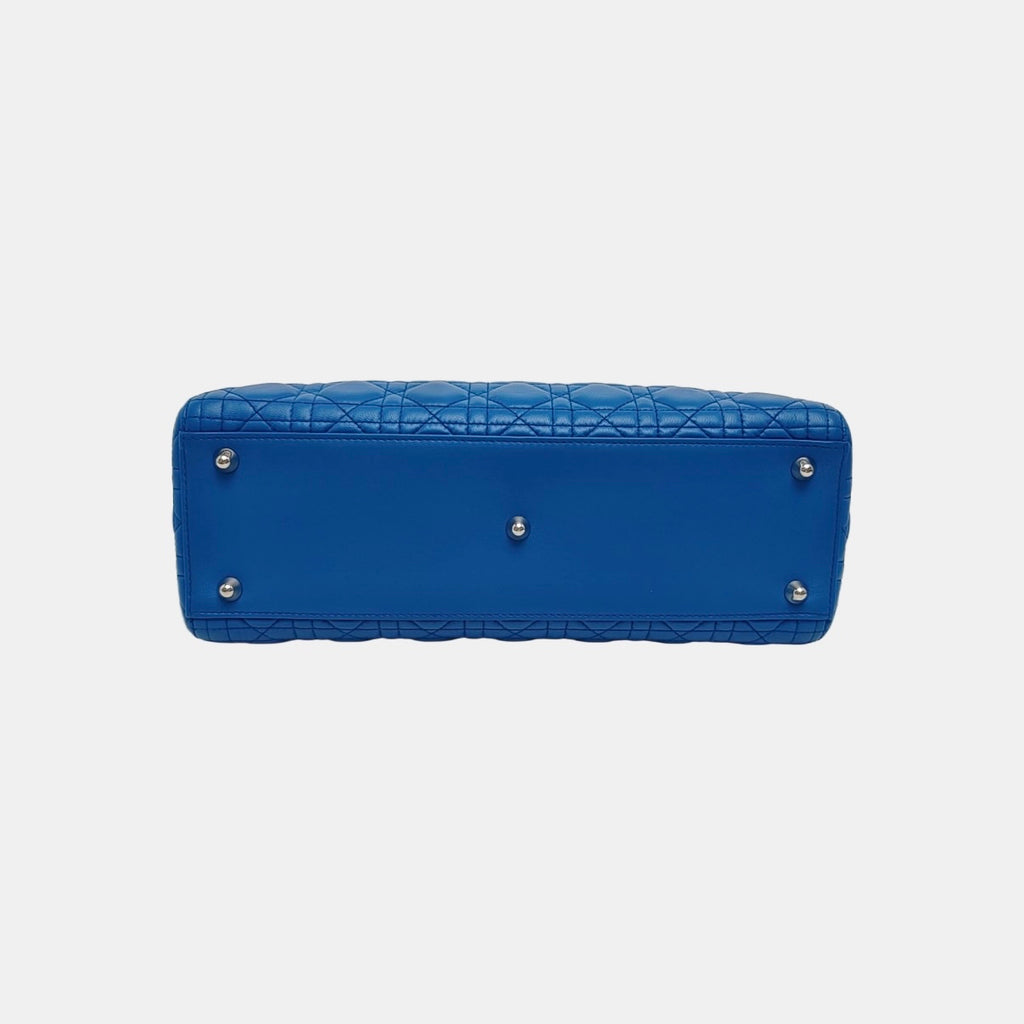 Dior Lady Dior Blue Shoulder Bag