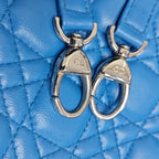 Dior Lady Dior Blue Shoulder Bag