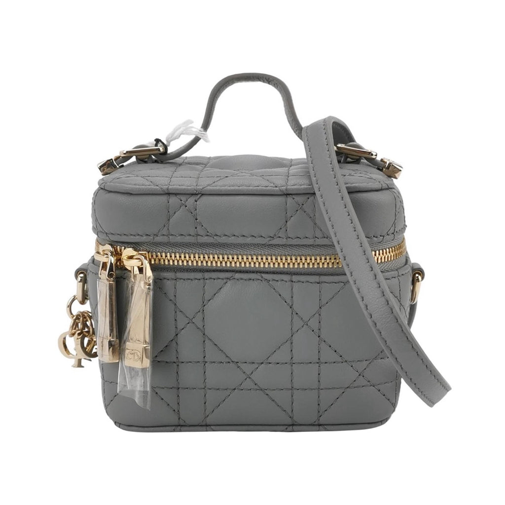 Dior Lady Dior Gray Satchel