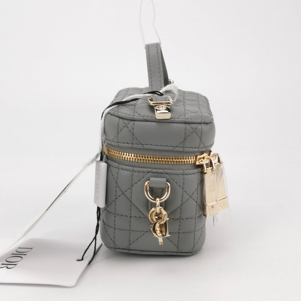 Dior Lady Dior Gray Satchel