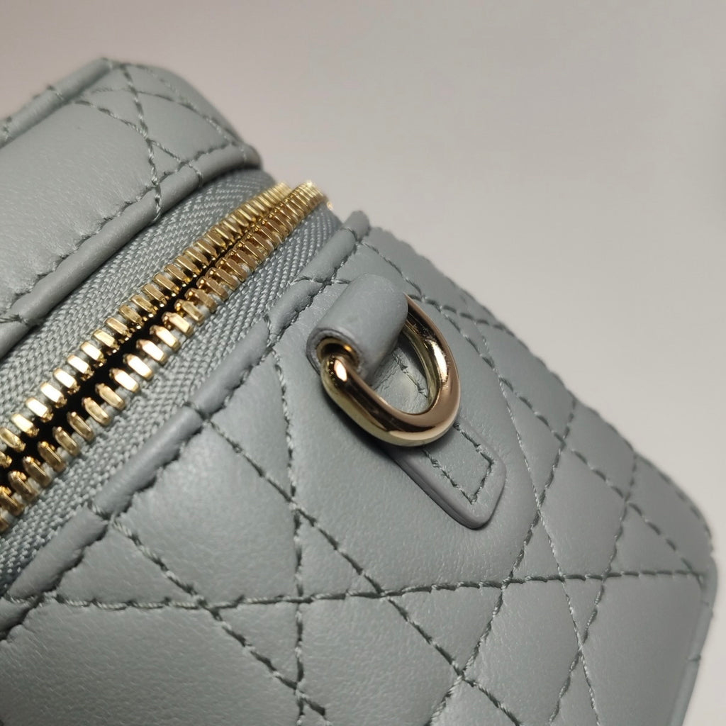 Dior Lady Dior Gray Satchel