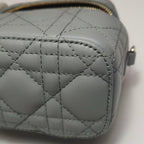 Dior Lady Dior Gray Satchel