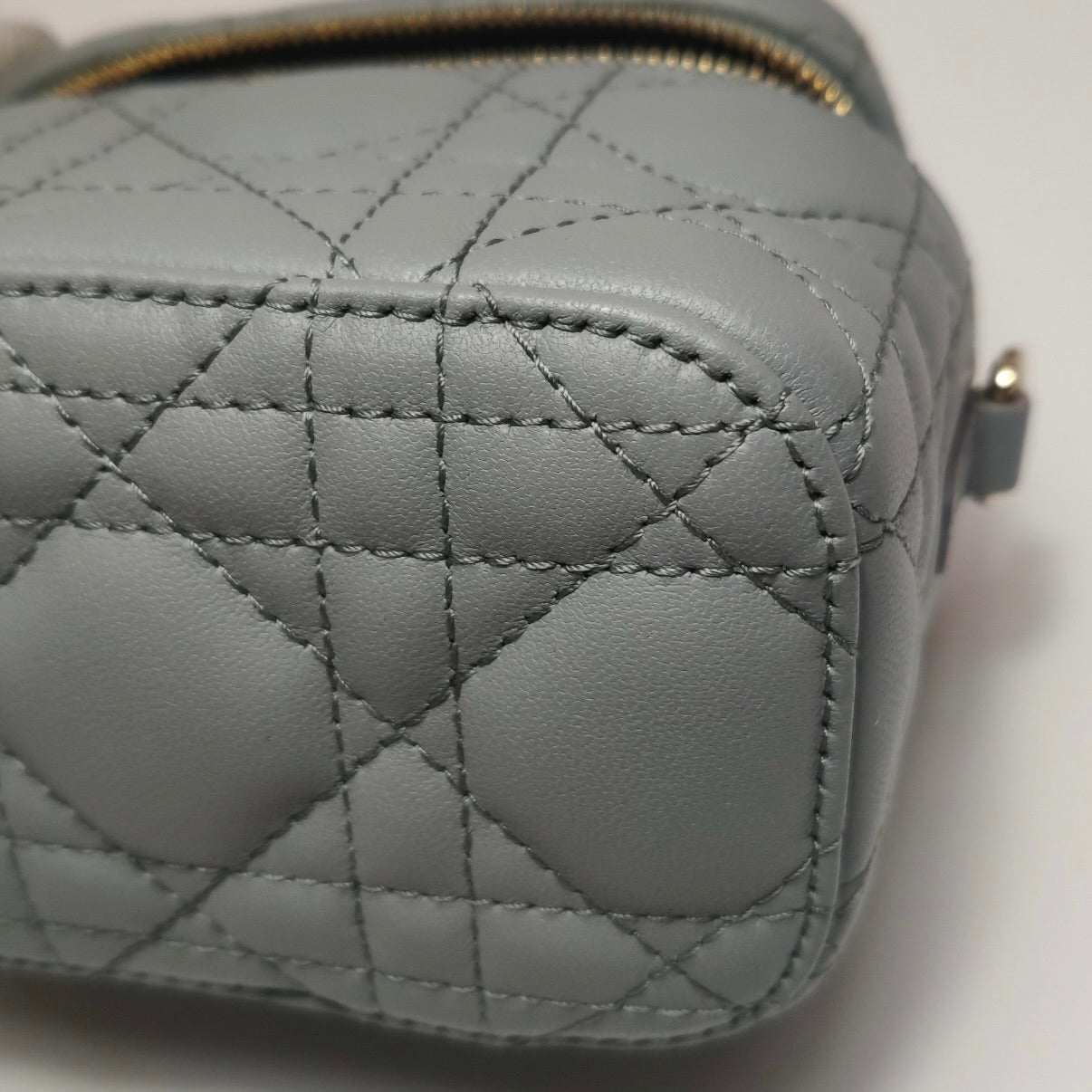 Dior Lady Dior Gray Satchel