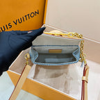 Louis Vuitton NANO STEAMER Handbag Crossbody 15x18x7 N40751