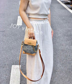 Louis Vuitton NANO STEAMER Handbag Crossbody 15x18x7 N40751