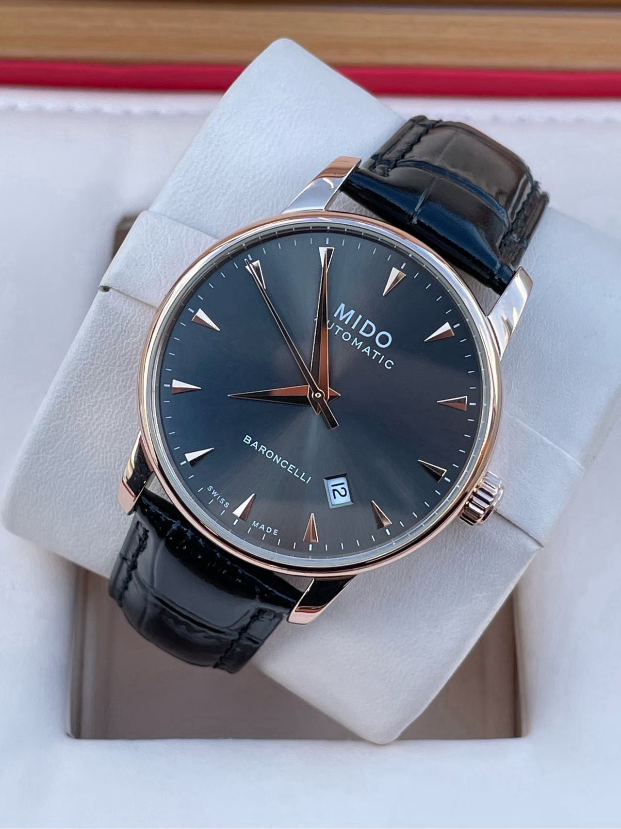 Mido Berenice Gray Automatic (self-winding) watch 38 millimeters M8600.3.13.4