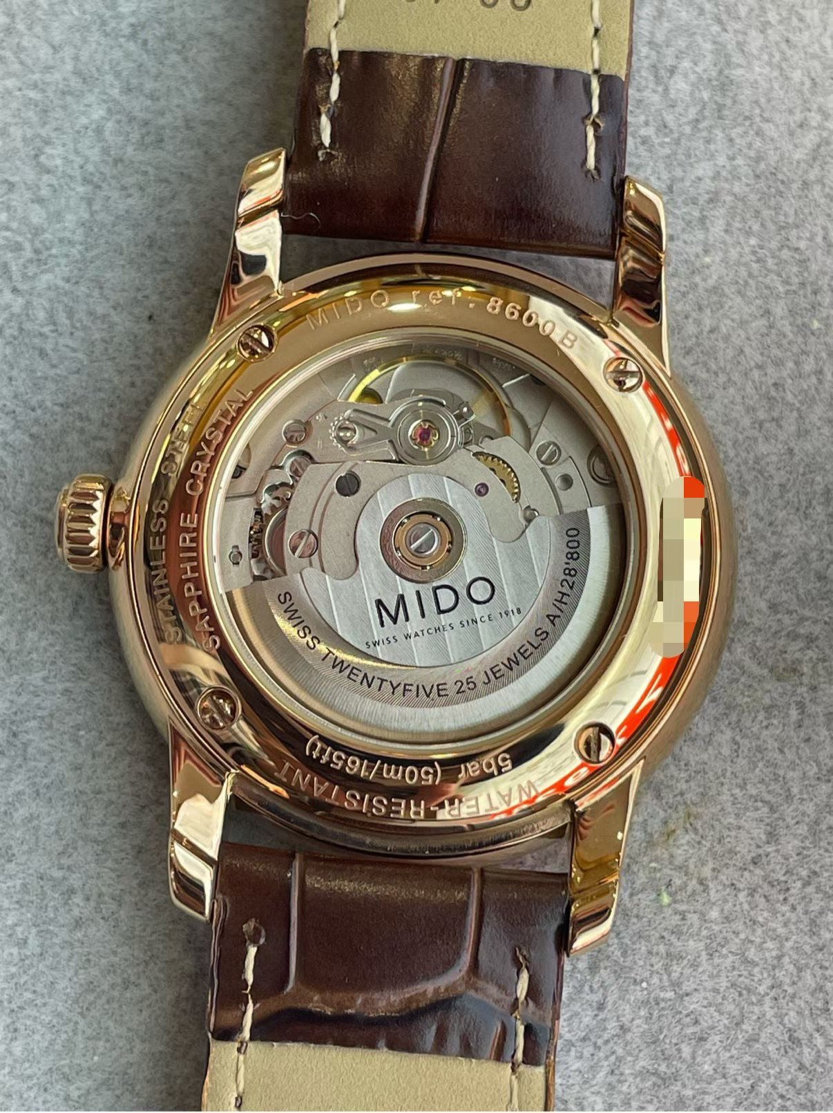 Mido Berenice Gray Automatic (self-winding) watch 38 millimeters M8600.3.13.4