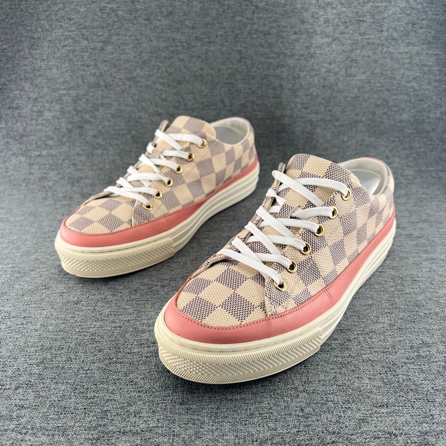Louis Vuitton Pink Skate shoes