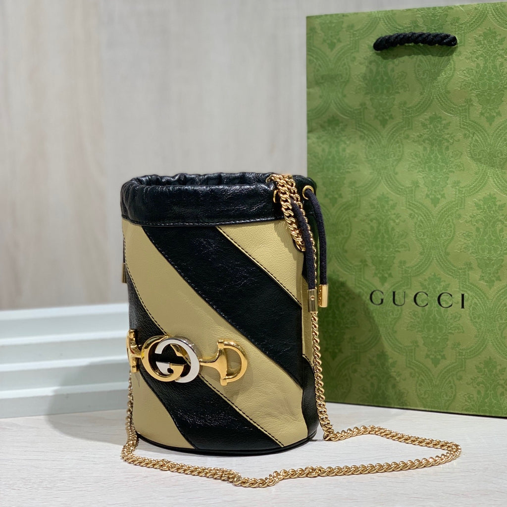 Gucci (Unknown) Beige Bucket & Drawstring Bag 576432-0OLRX-9698