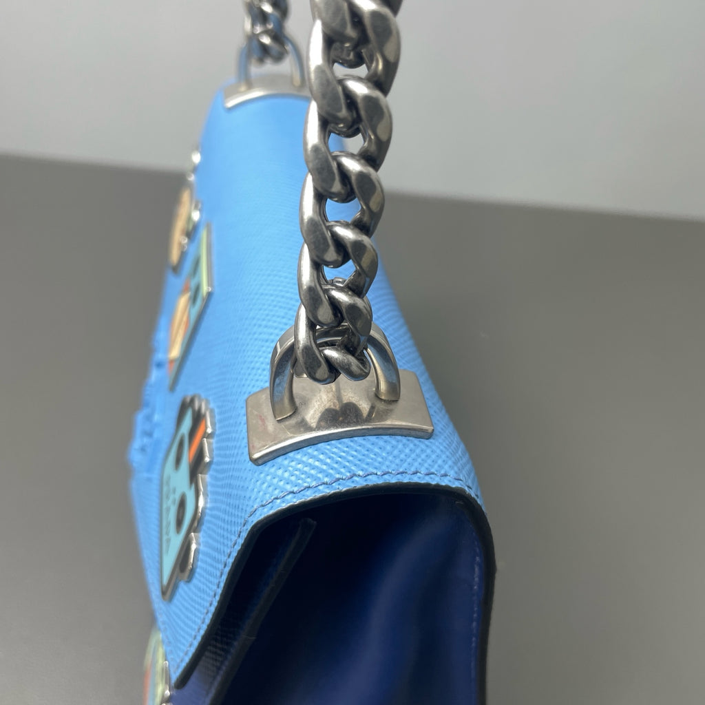 Prada Blue Shoulder Bag