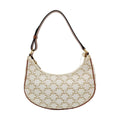 Celine AVA logo-print handbag Canvas Beige Satchel