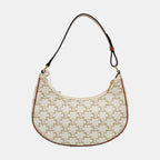 Celine AVA logo-print handbag Canvas Beige Satchel