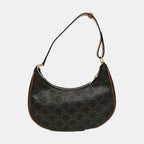 Celine AVA logo-print handbag Canvas Brown Satchel