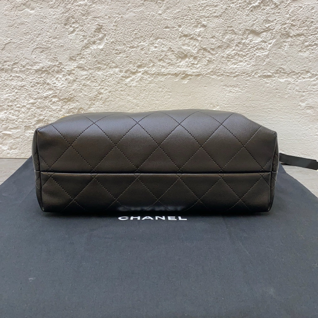 Chanel Alcantara Brown Crossbody