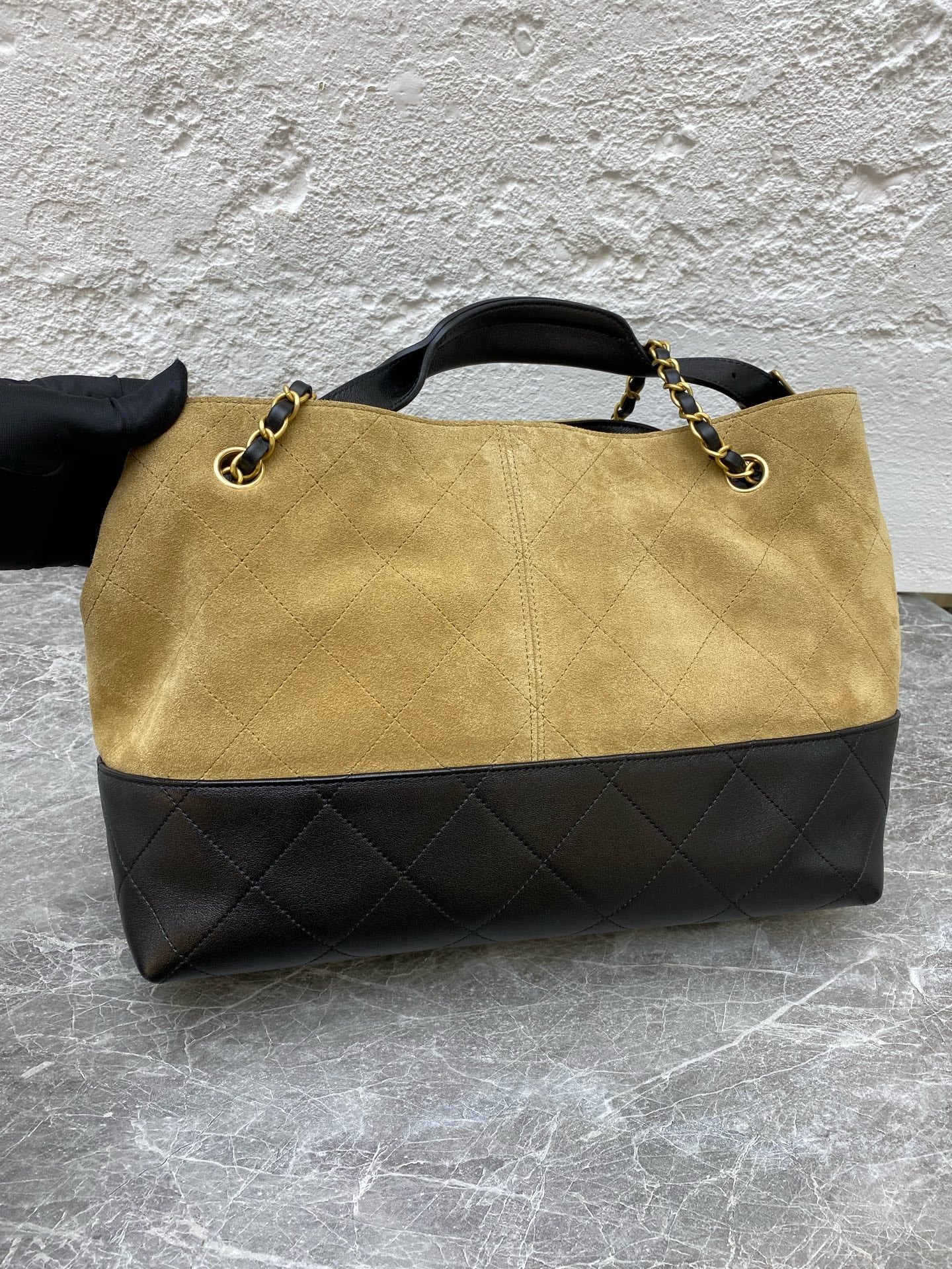 Chanel Alcantara Brown Crossbody
