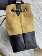 Chanel Alcantara Brown Crossbody