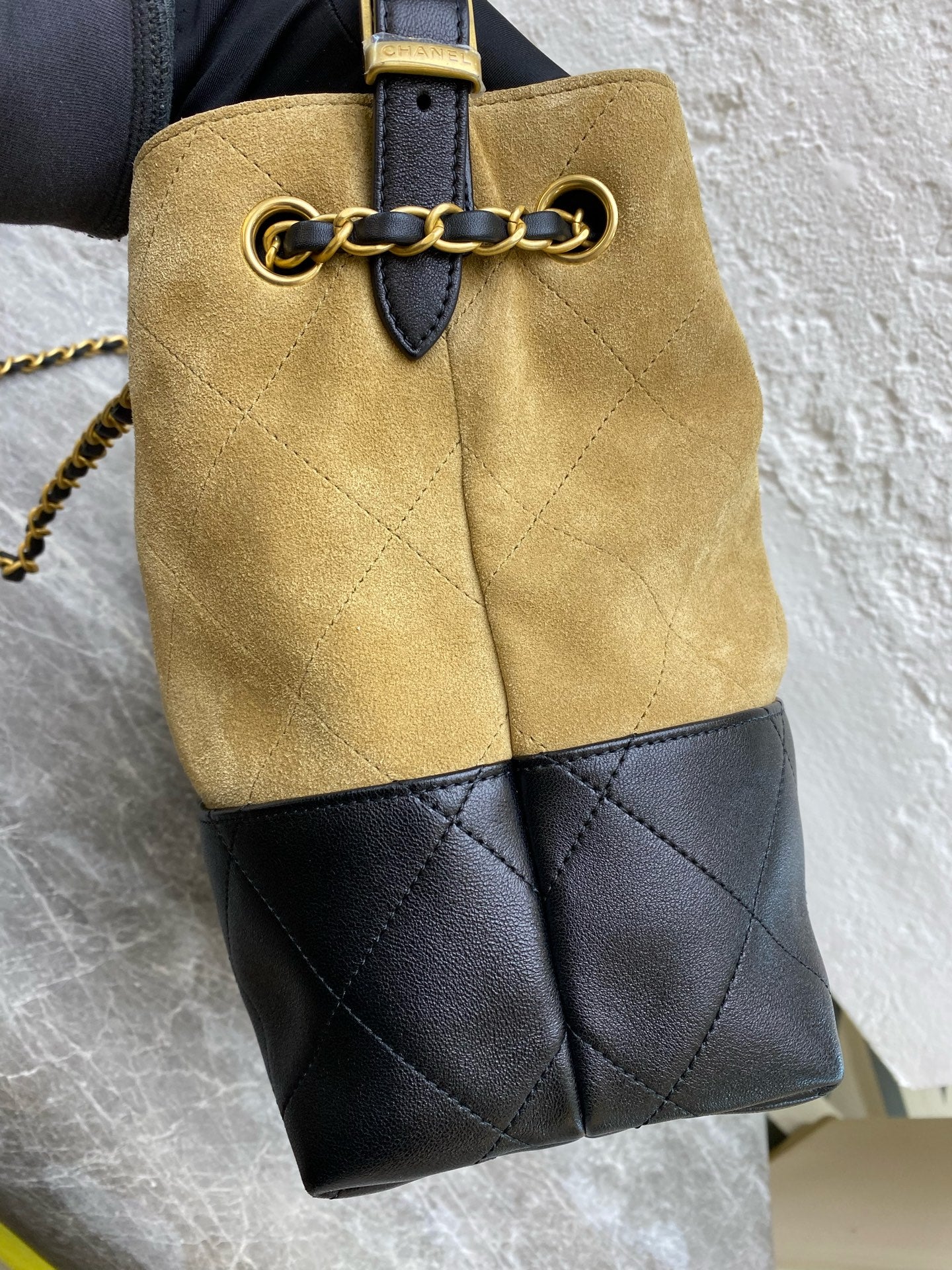 Chanel Alcantara Brown Crossbody