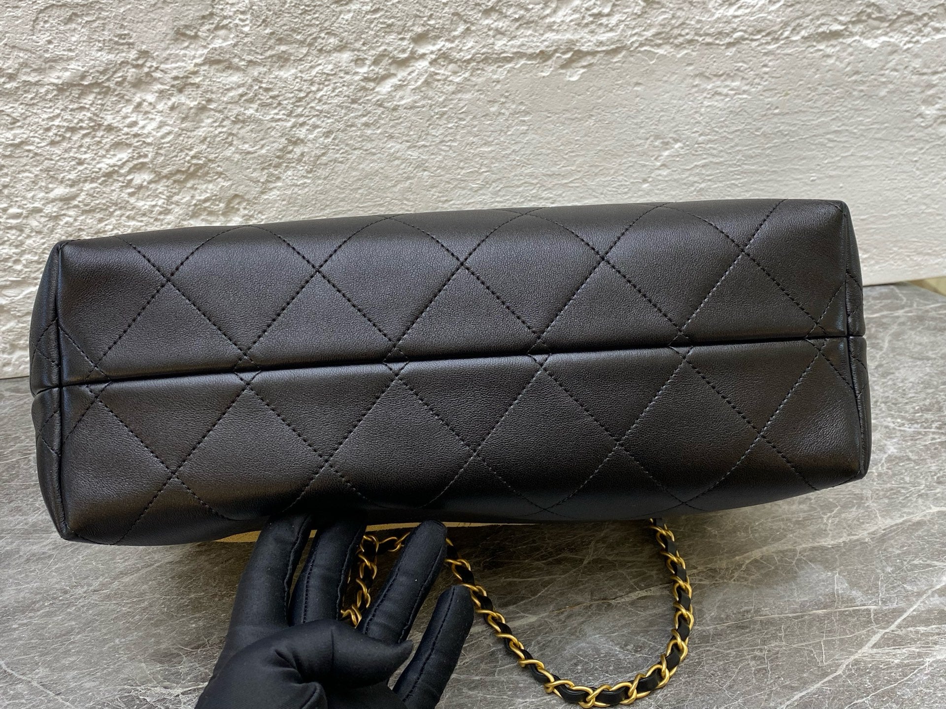 Chanel Alcantara Brown Crossbody