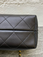 Chanel Alcantara Brown Crossbody