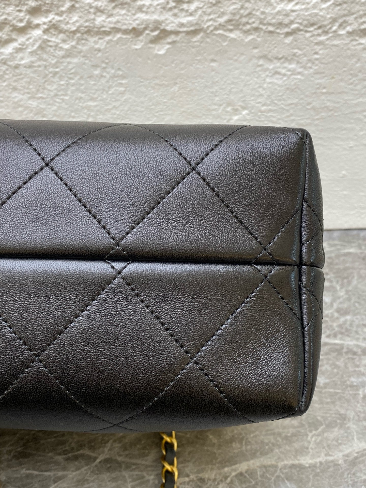 Chanel Alcantara Brown Crossbody