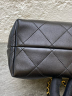 Chanel Alcantara Brown Crossbody