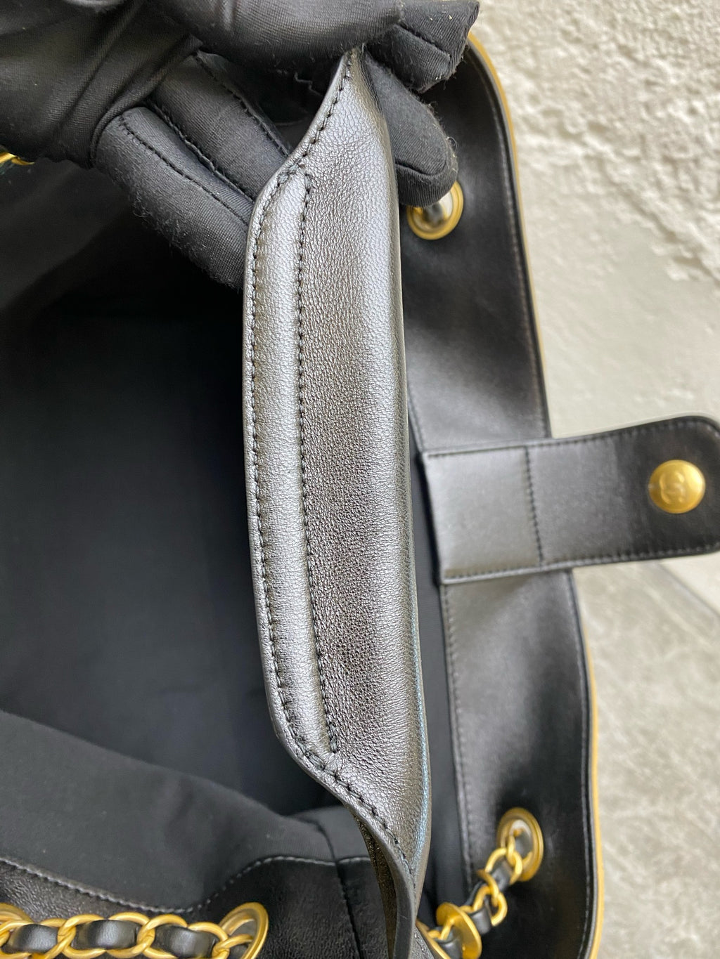 Chanel Alcantara Brown Crossbody
