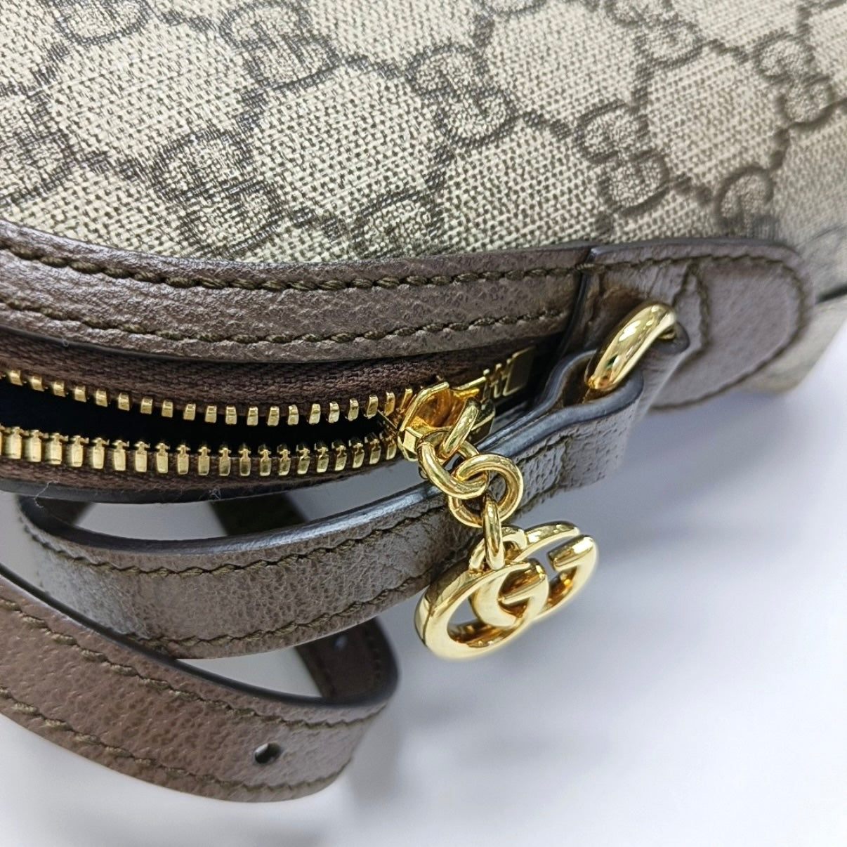 Gucci Ophidia Collection Canvas Beige Shoulder Bag