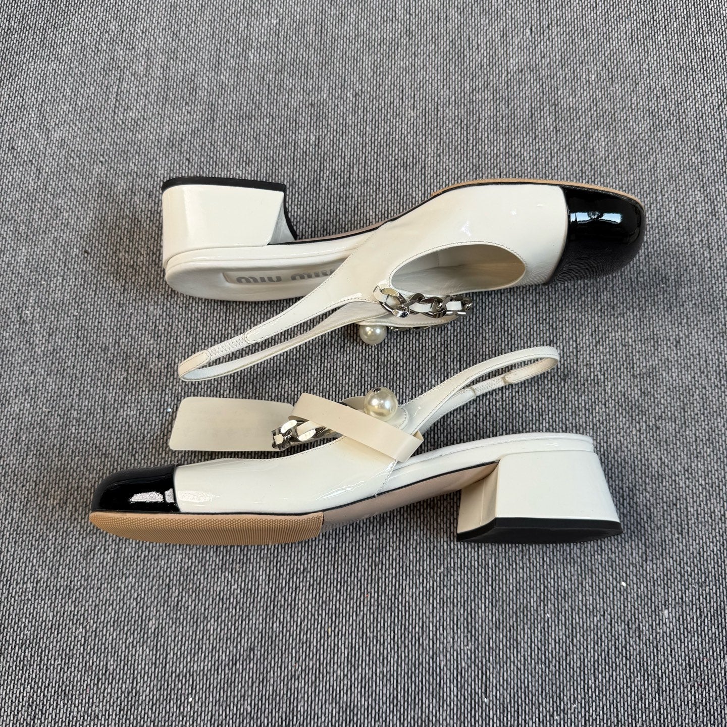 Miu Miu Metal High heels