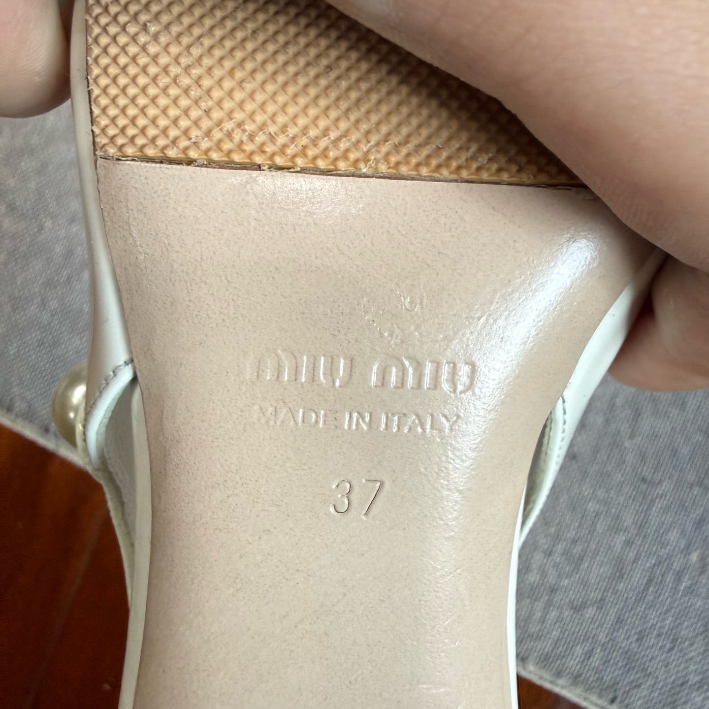 Miu Miu Metal High heels