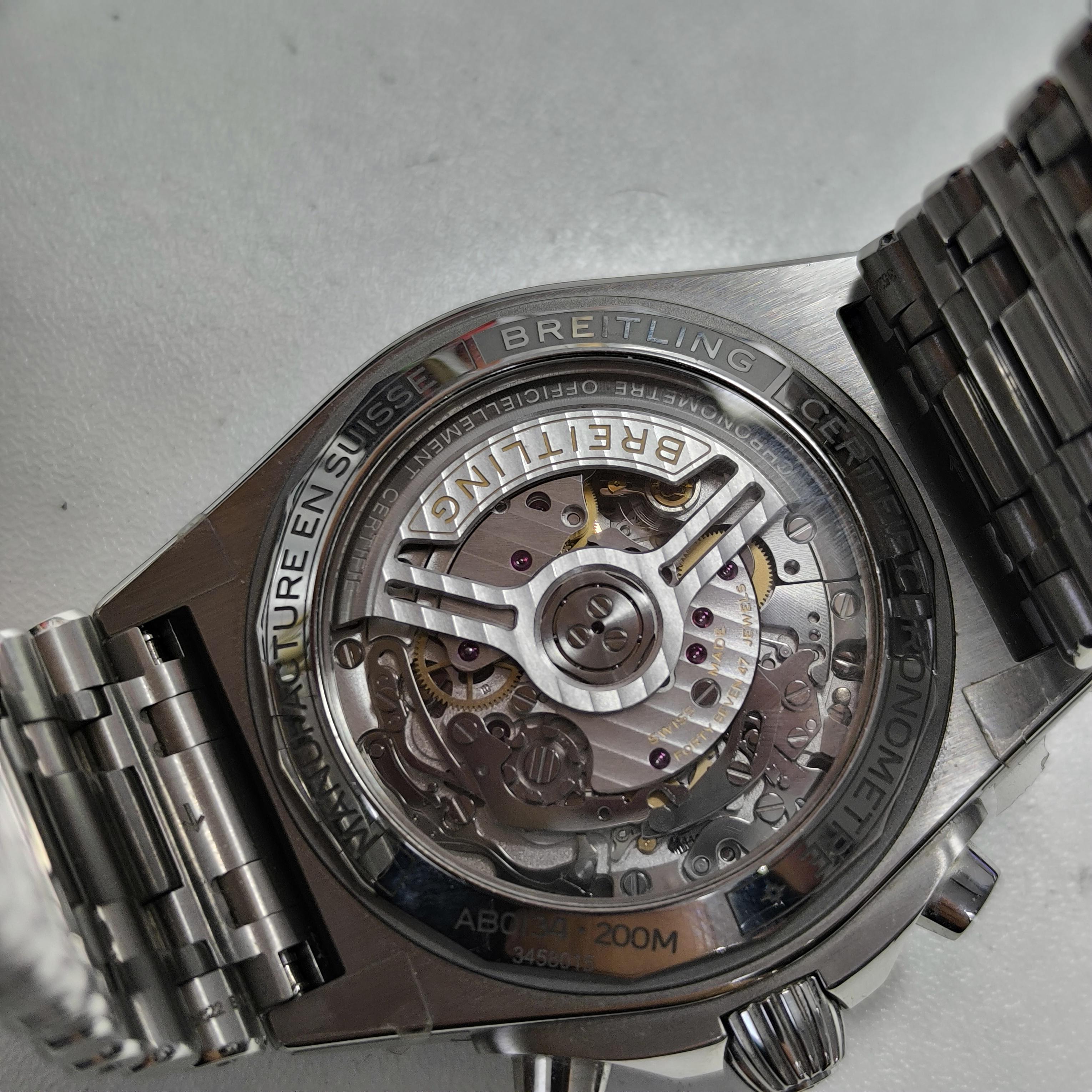 Breitling Chronomat mechanical timekeeping collection Mechanical watch 42 millimeters AB0134101B1A1