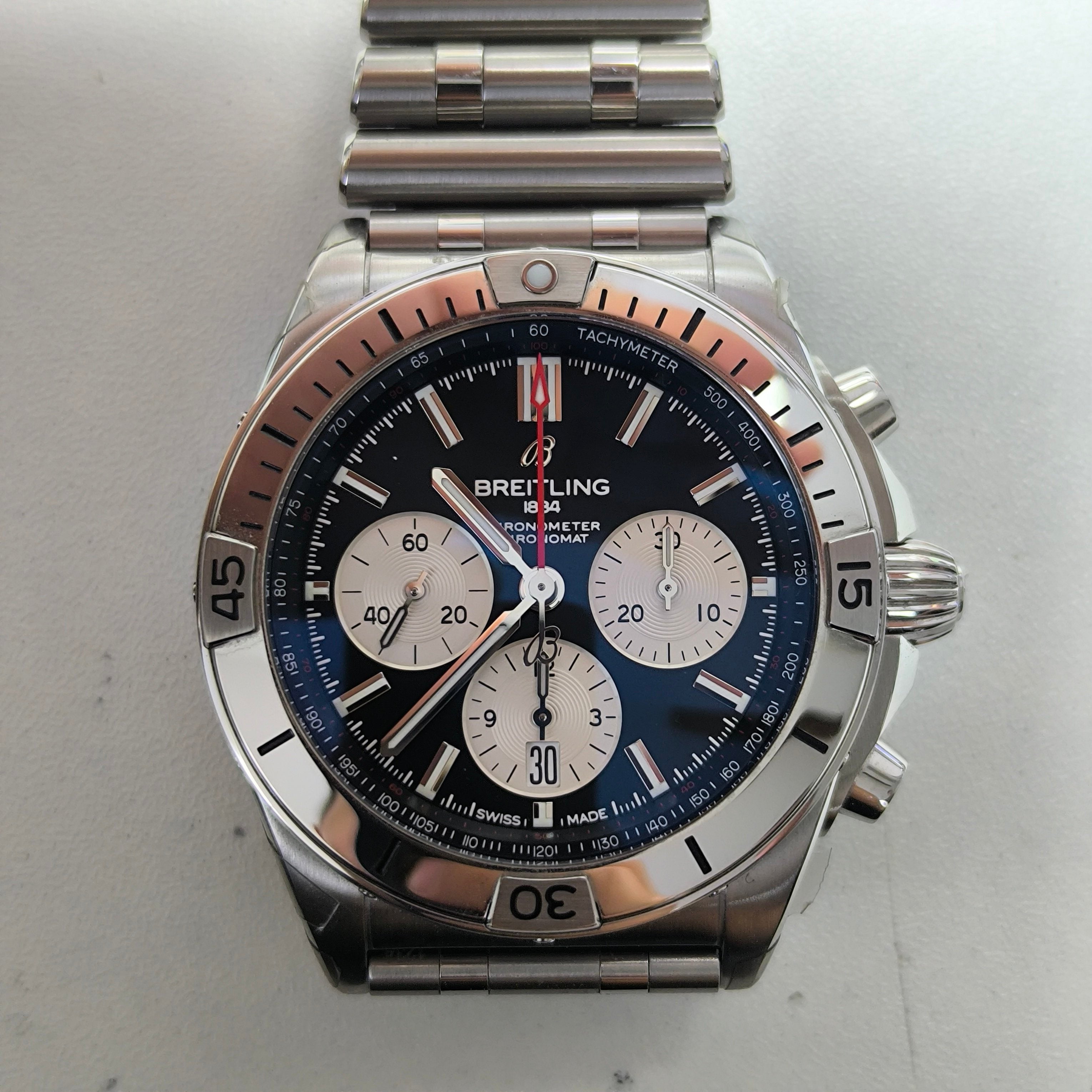 Breitling Chronomat mechanical timekeeping collection Mechanical watch 42 millimeters AB0134101B1A1