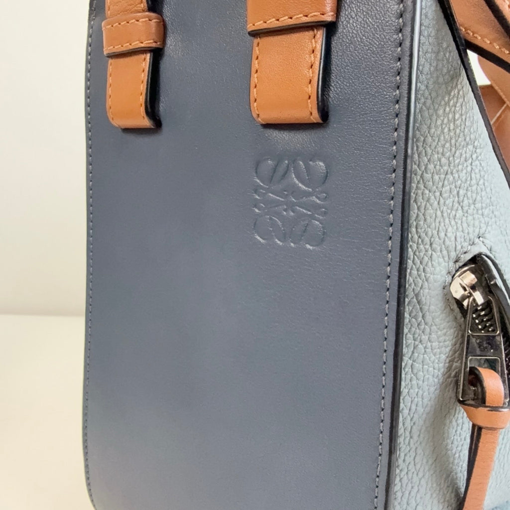 Loewe Hammock Blue Shoulder Bag