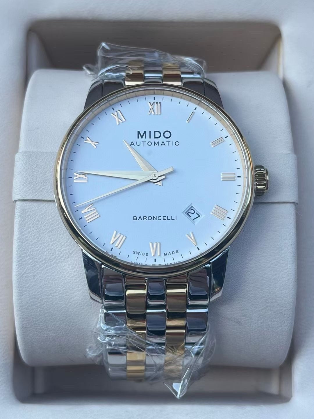 Mido Berenice White Automatic (self-winding) watch 38 millimeters M8600.9.26.1