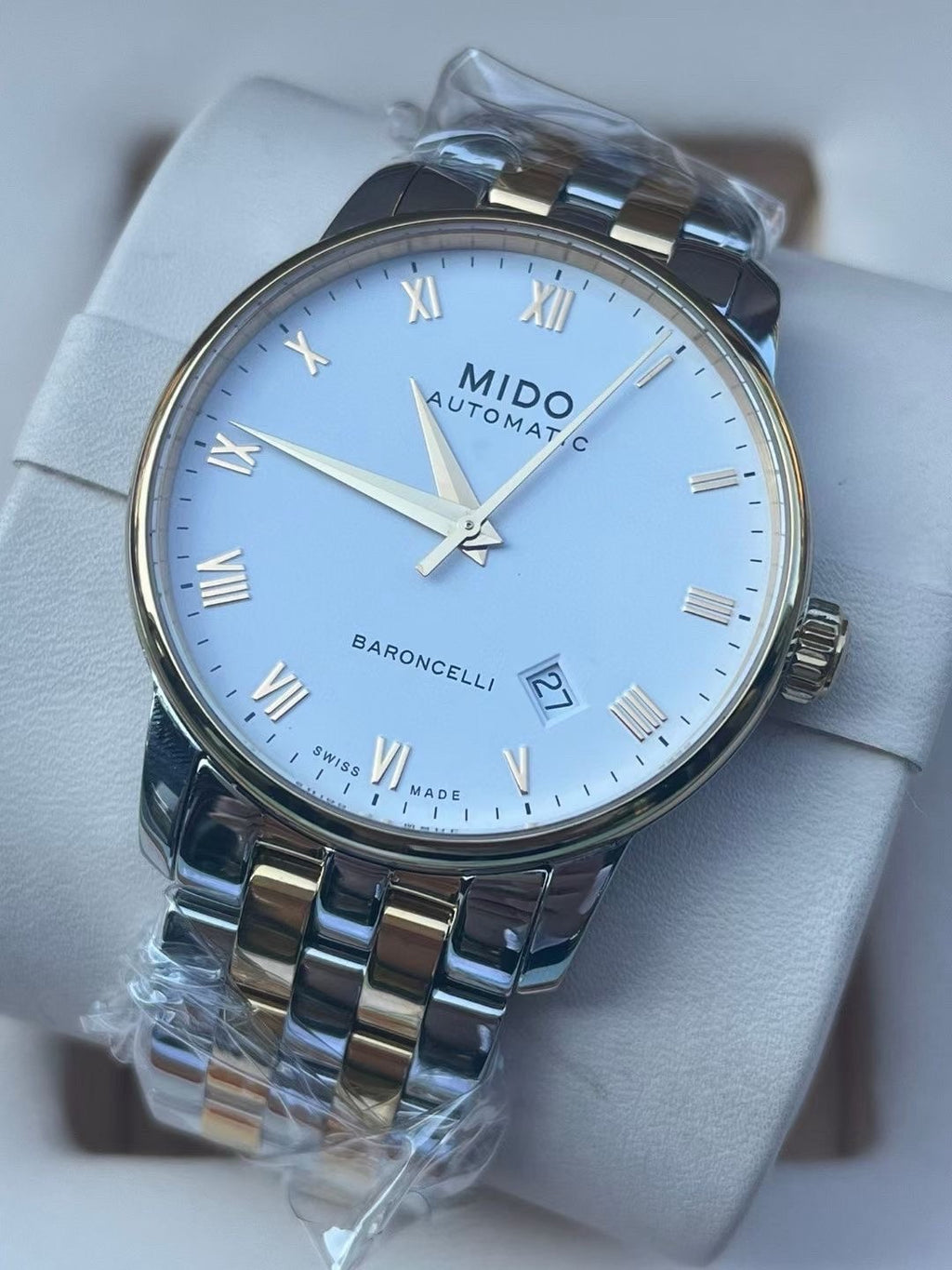 Mido Berenice White Automatic (self-winding) watch 38 millimeters M8600.9.26.1