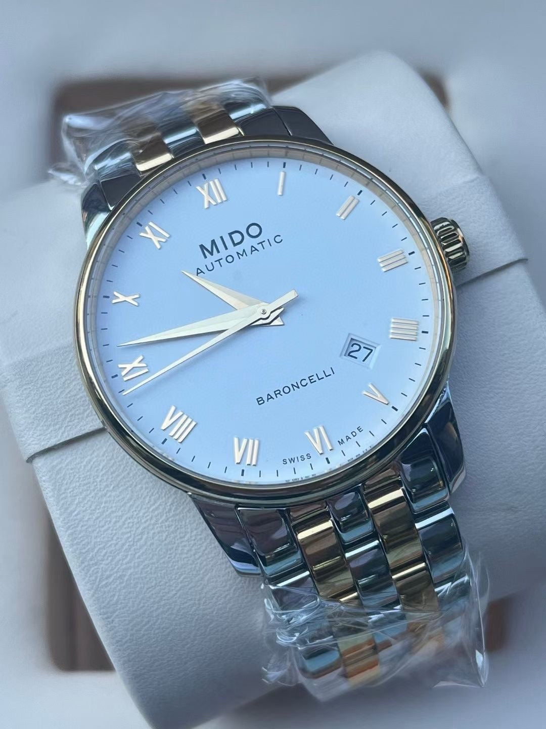 Mido Berenice White Automatic (self-winding) watch 38 millimeters M8600.9.26.1