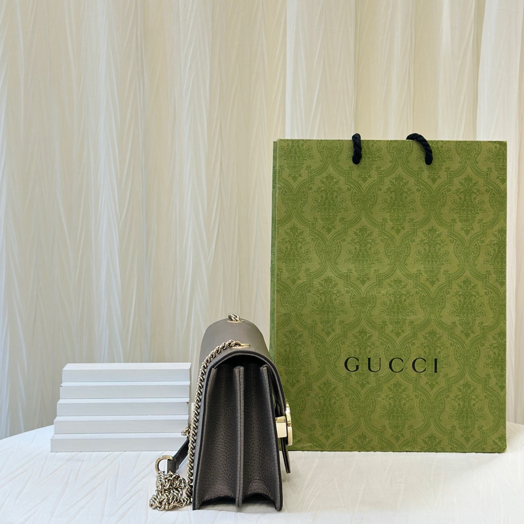 Gucci INTERLOCK Gray Length 20 x Width 6 x Height 16 cm 510304-CAO0G-1226